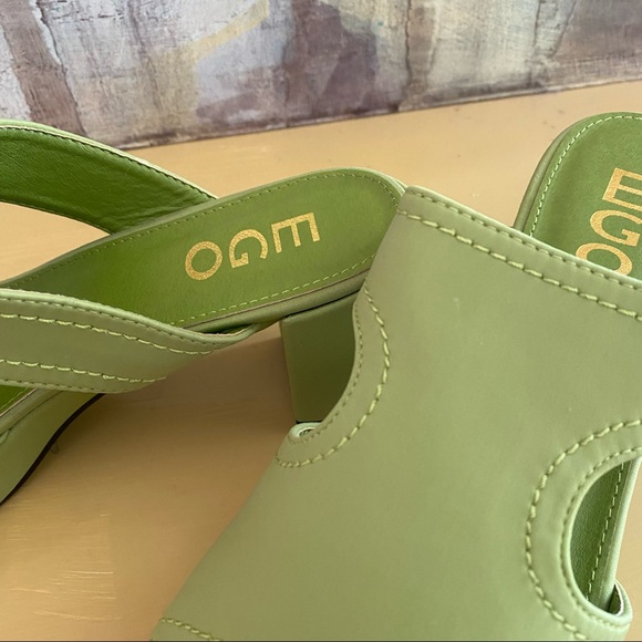 EGO green heeled mules brand new - Picture 6 of 8